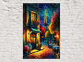 Parisian Evening Romance Digital Artwork