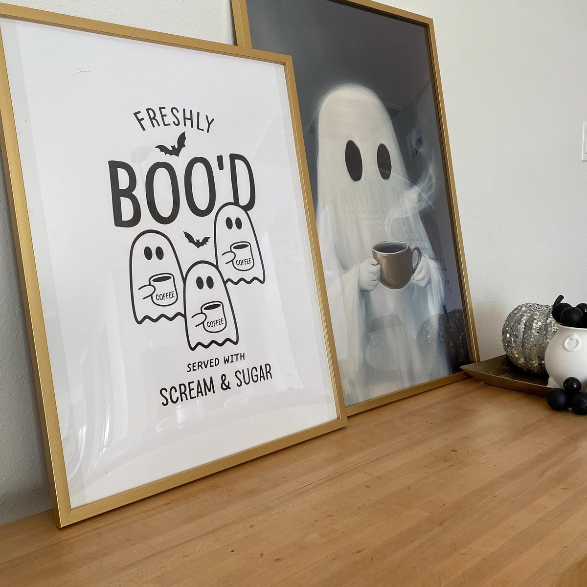 Freshly Boo'd Coffee Digital Art Print