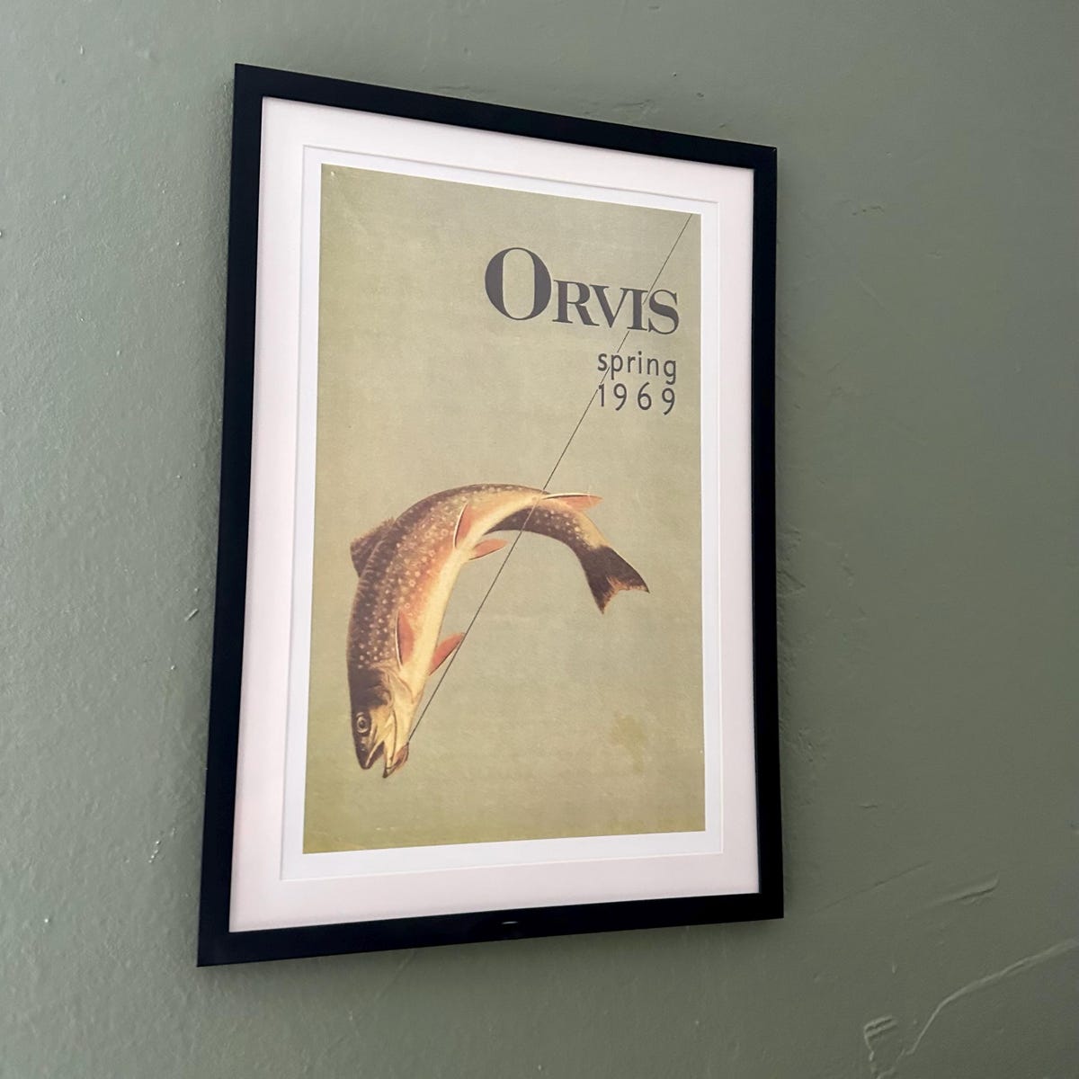 Vintage Orvis Spring 1969 Fishing Digital Artwork