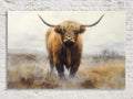 Majestic Highland Bull Digital Art
