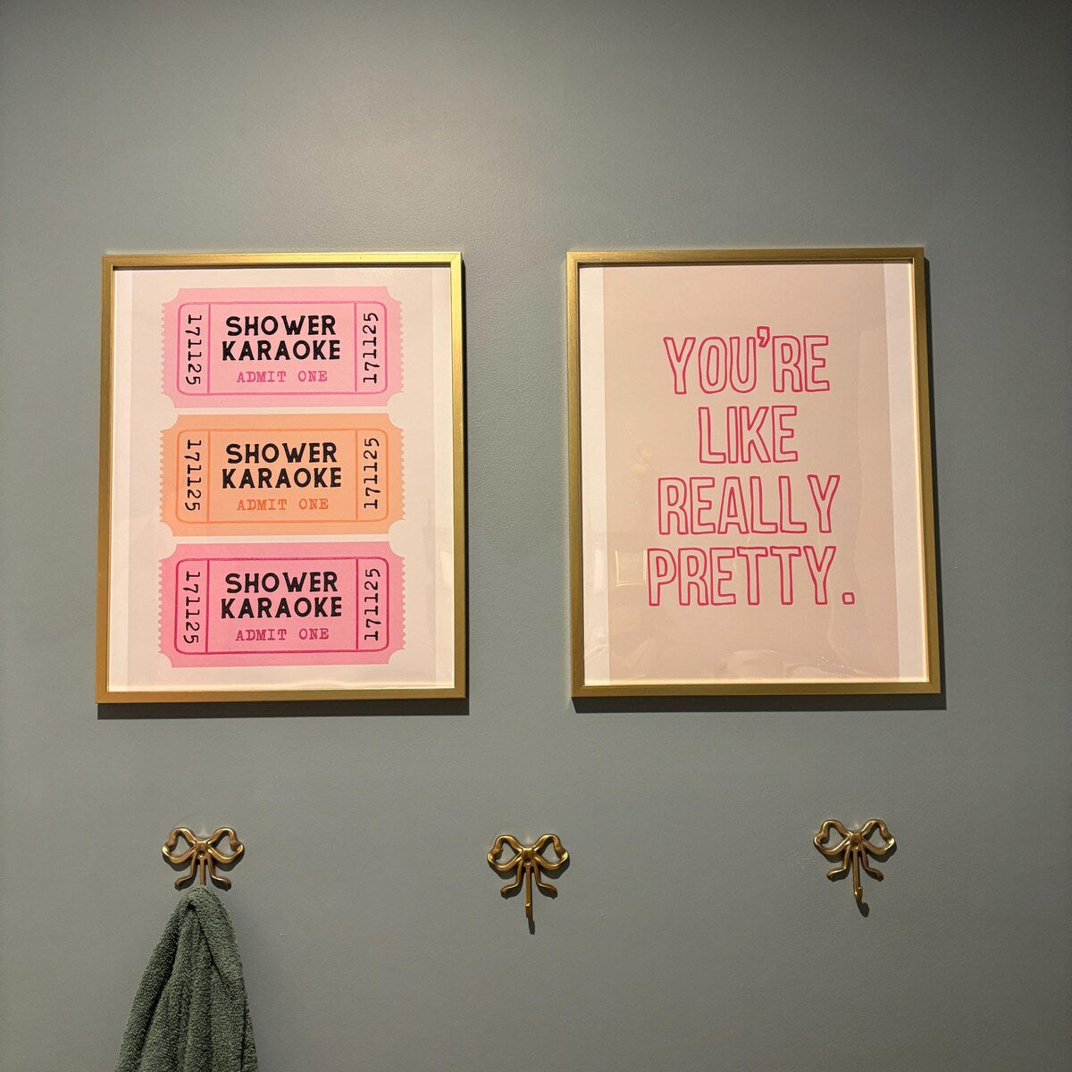 Shower Karaoke and Really Pretty Digital Art Prints Set
