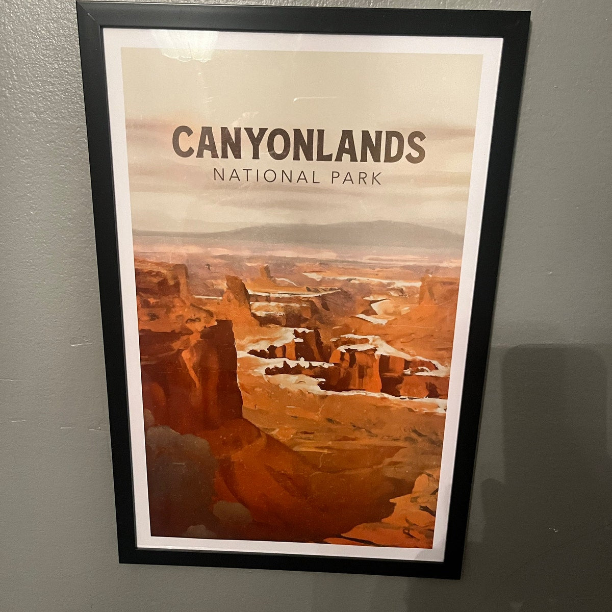 Canyonlands National Park Vintage Travel Poster Digital Download