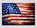 Abstract American Flag Digital Artwork