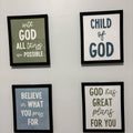 Inspirational Christian Typography Digital Art Bundle