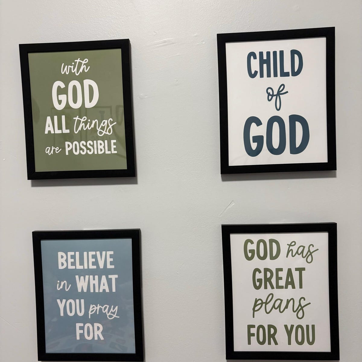 Inspirational Christian Typography Digital Art Bundle