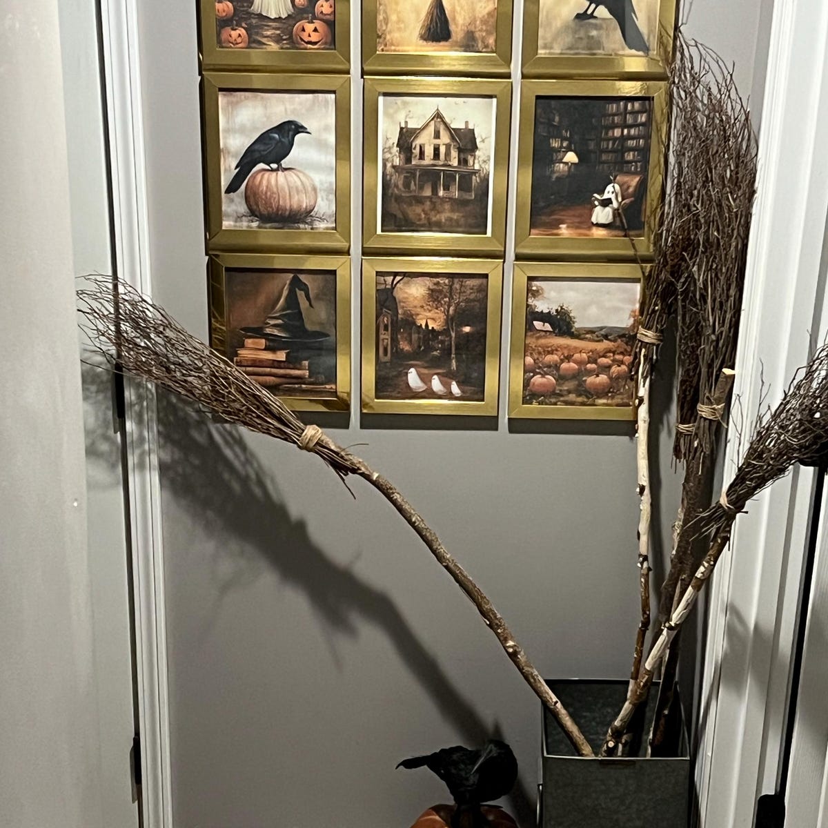 Vintage Halloween Gallery Wall Digital Art Collection
