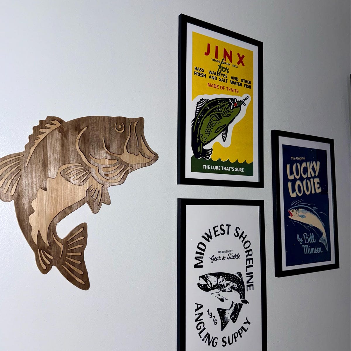 Jinx Bass Fishing Vintage Poster Digital Download