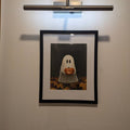 Spooky Ghost with Jack-o-Lantern Digital Art
