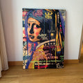Urban Street Art Girl with a Pearl Earring Digital Download