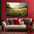 Sunlit Wildflower Meadow Digital Artwork