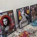 Urban Rockstar Graffiti Digital Art Trio