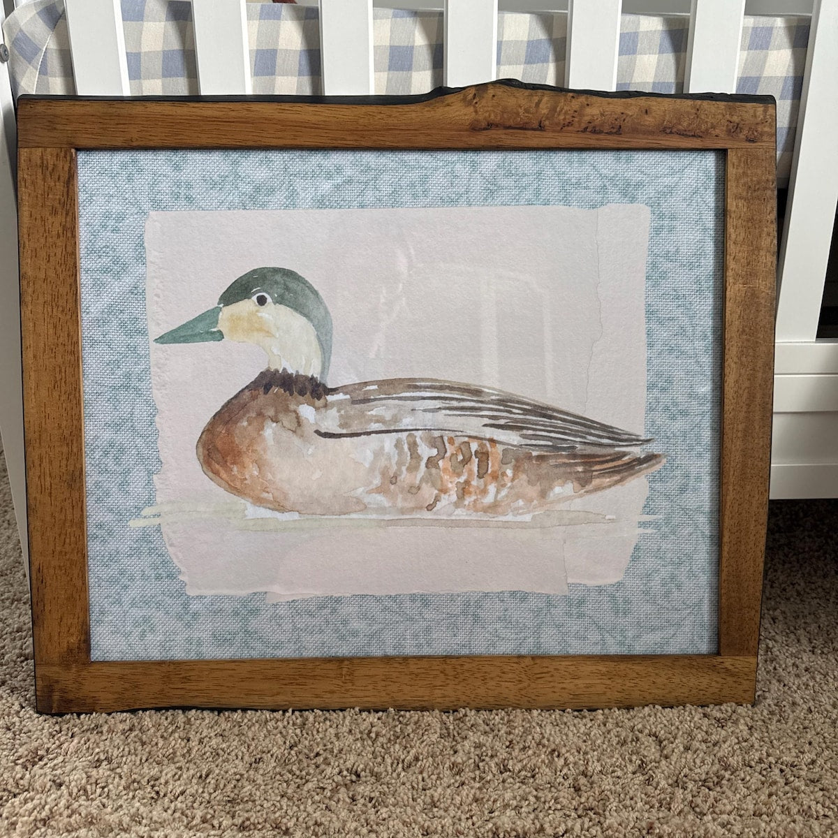 Watercolor Mallard Duck Digital Art