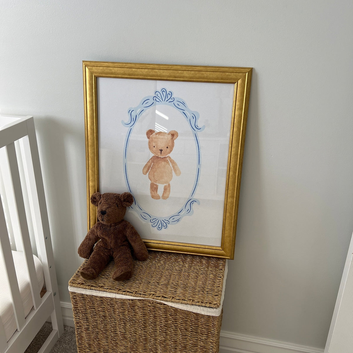 Watercolor Teddy Bear Digital Art