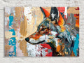 Abstract Fox High-Resolution Digital Artwork
