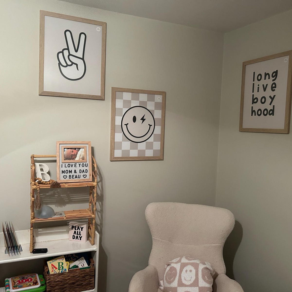 Retro Checkerboard Smiley Face Digital Art