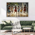 Joyful Rain Splash Digital Art