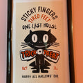 Sticky Fingers Black Cat Halloween Digital Art Print