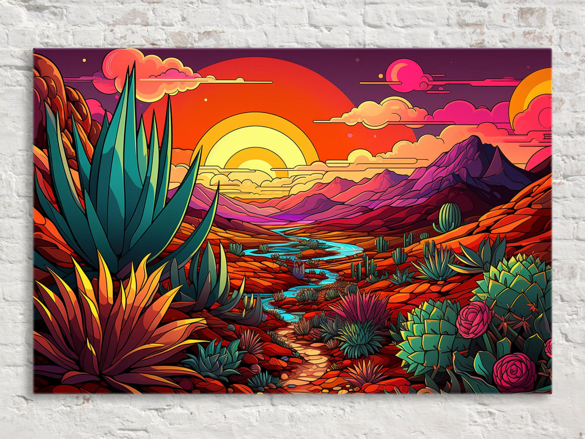 Vibrant Koi Pond Digital Artwork