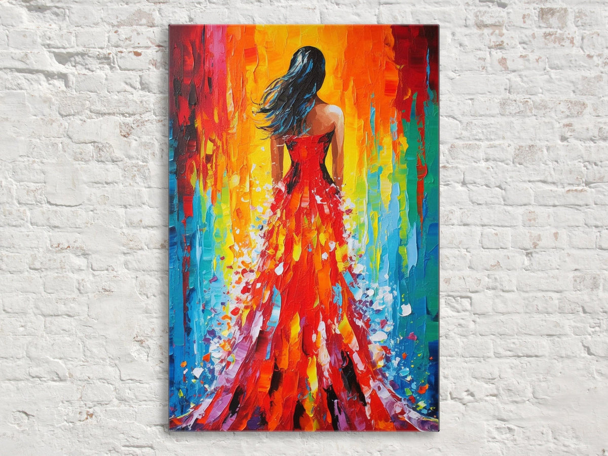 Vibrant Elegance Digital Artwork