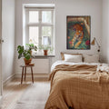 Tiger in Bathtub Digital Art Print