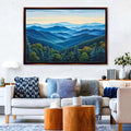 Blue Ridge Mountain Landscape Digital Art