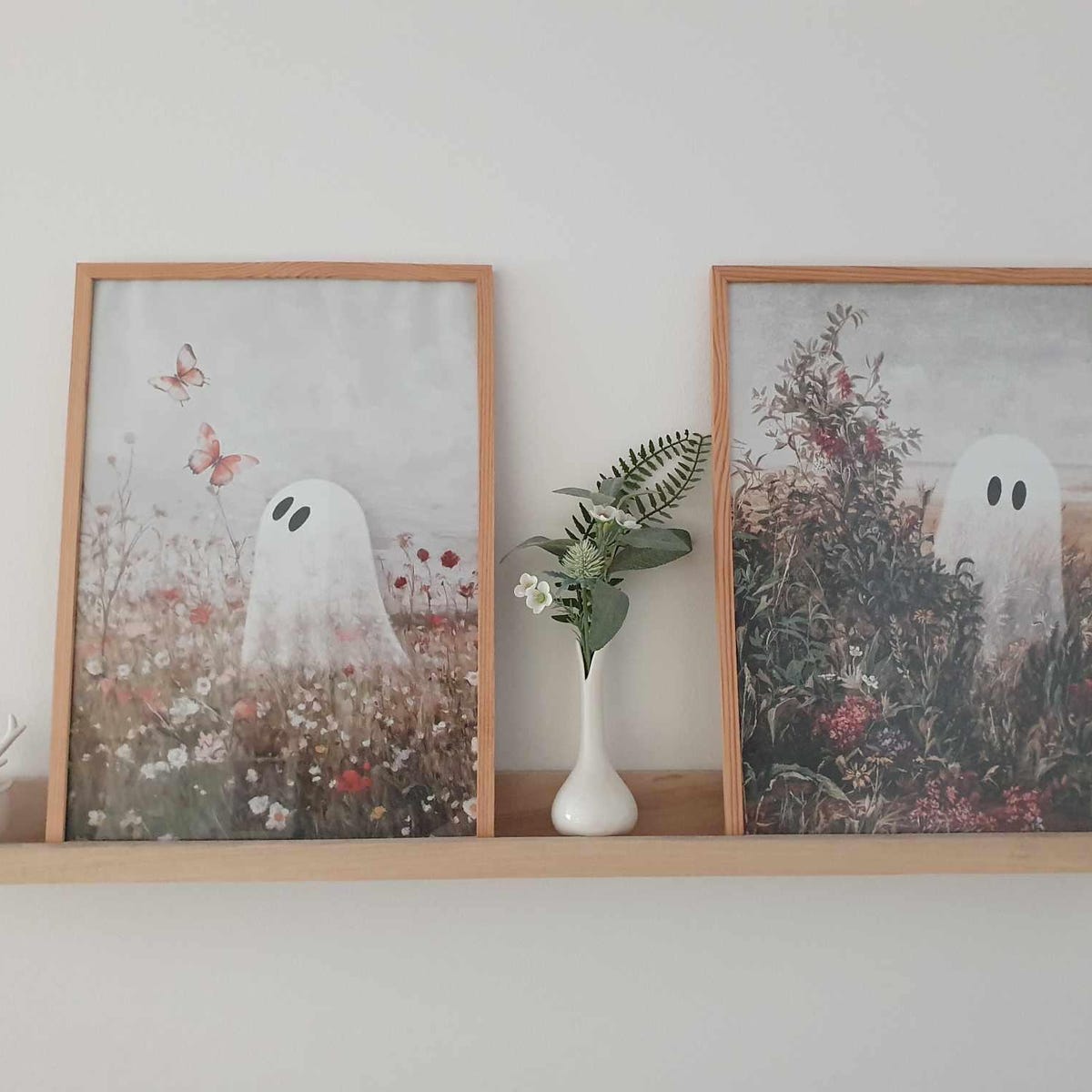 Charming Ghost in Meadow Digital Art Bundle