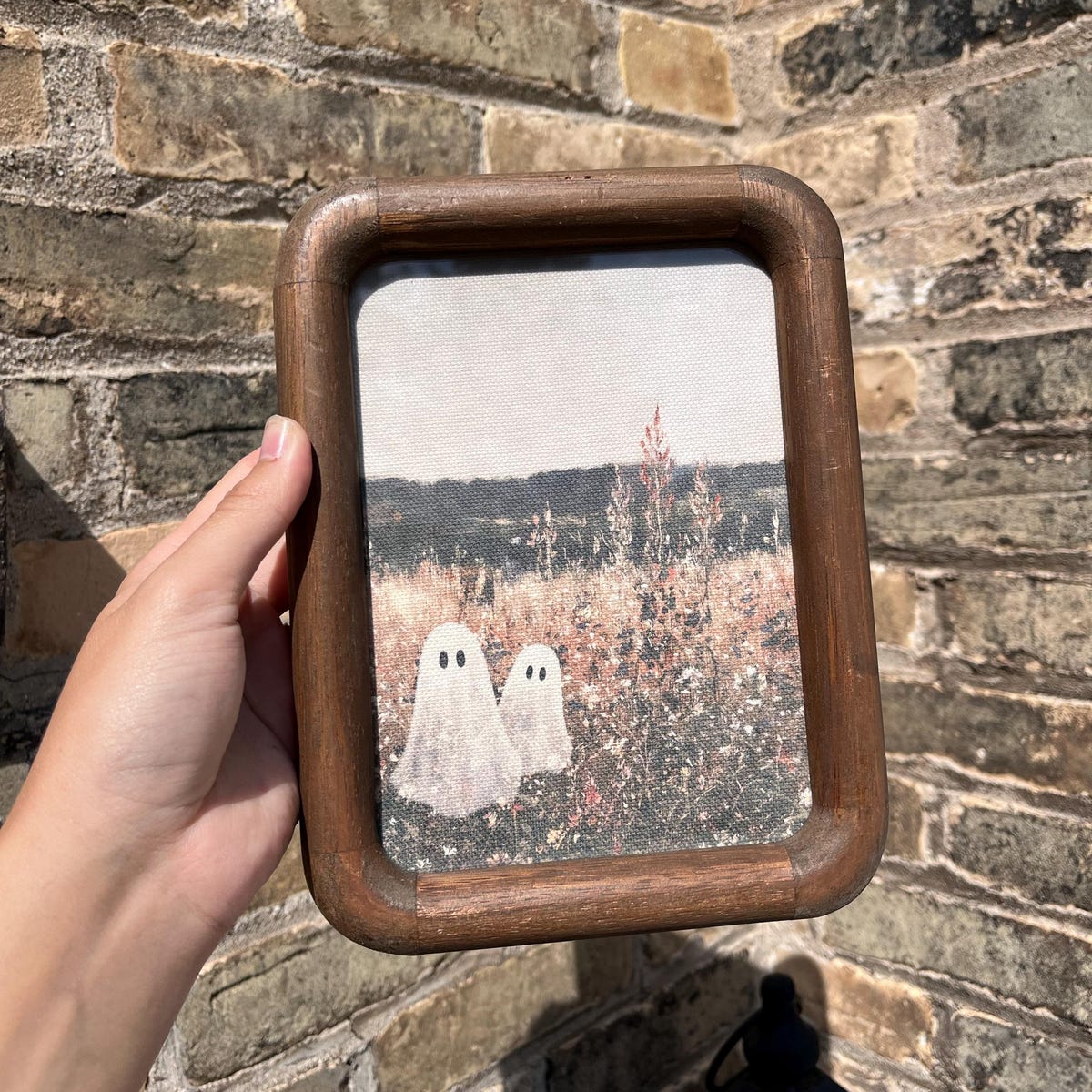 Friendly Little Ghosts Meadow Digital Art Print