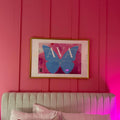 Ava Blue Butterfly Digital Art Print