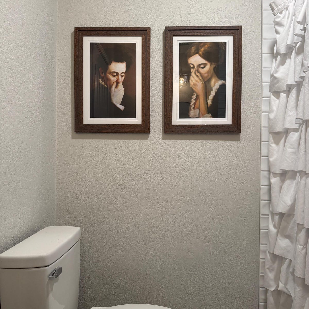 Victorian Couple Smelling Digital Art Set