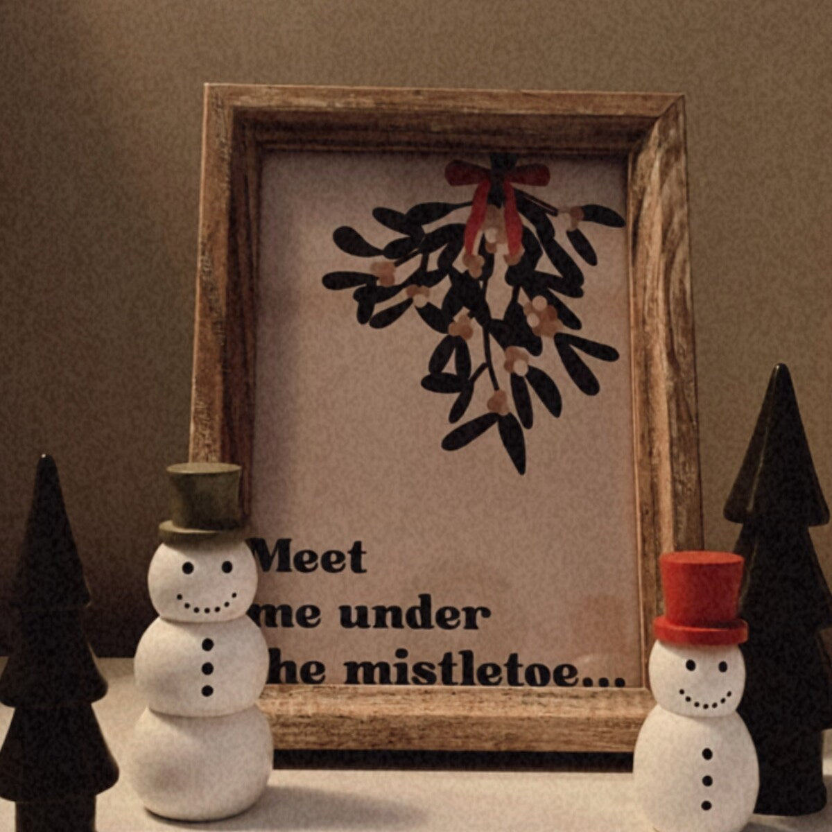 Meet Me Under The Mistletoe Digital Art