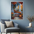 Autumn Porch Pumpkin Patch Digital Art