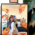 Retro Cheers and Glamour Digital Collage