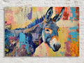 Vibrant Abstract Donkey Digital Art