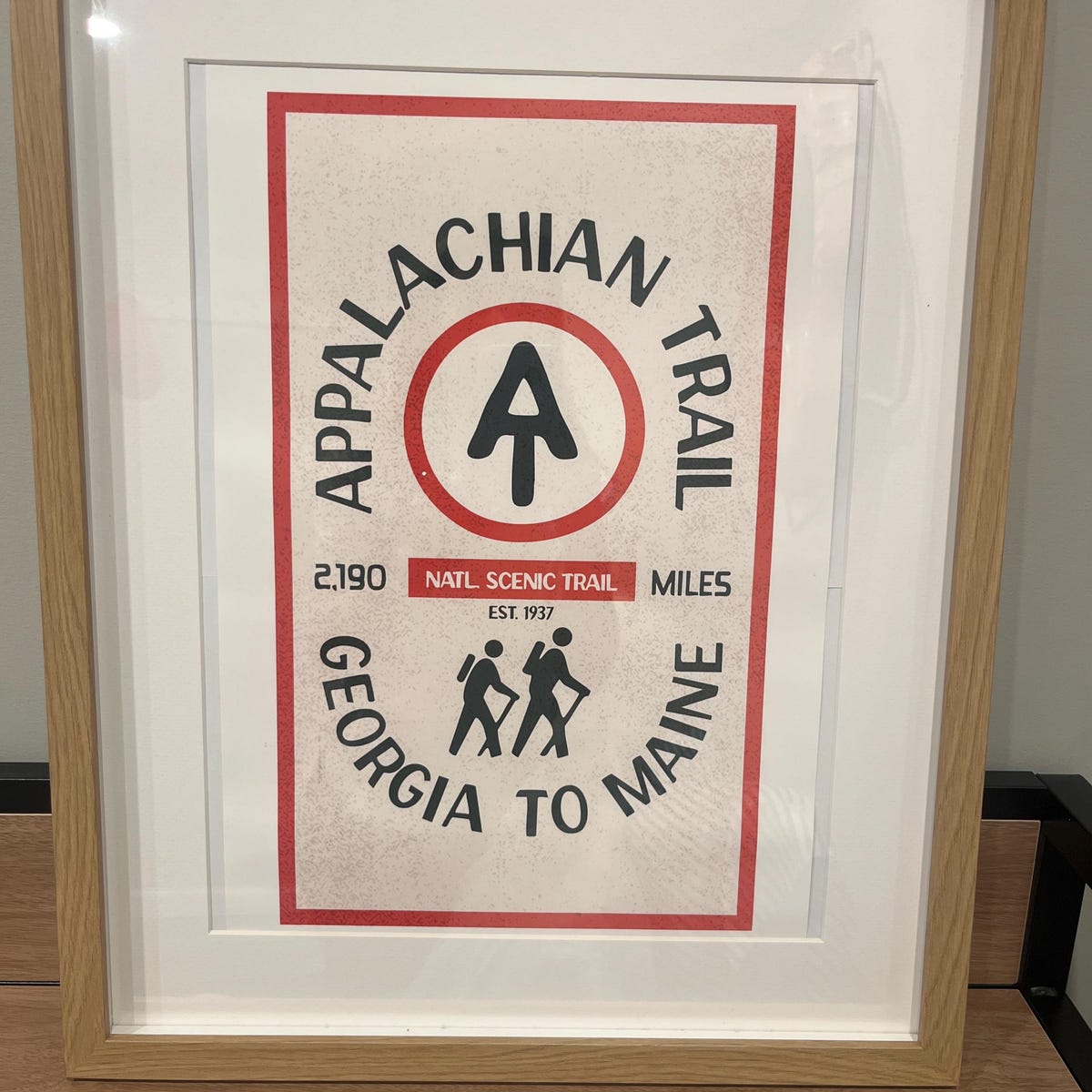 Appalachian Trail Georgia to Maine Digital Art Print