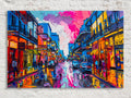Neon French Quarter Digital Artwork