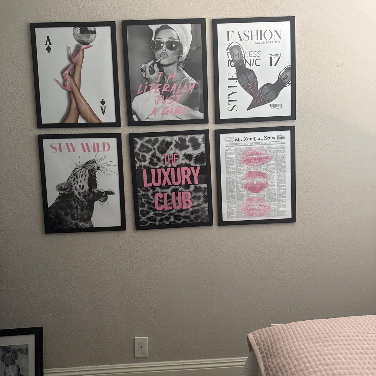 Chic Fashion & Leopard Wall Art Bundle