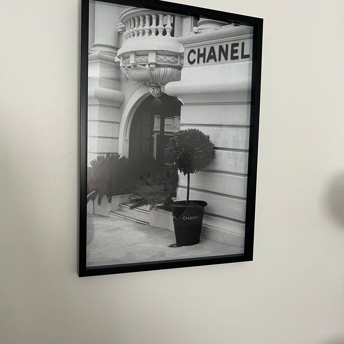 Chic Paris Architecture Monochrome Digital Art