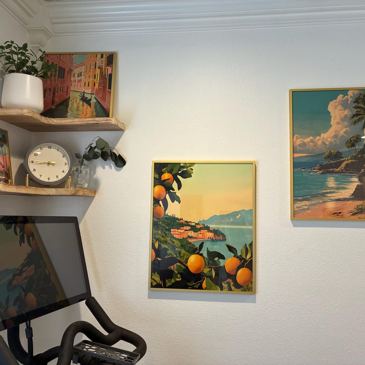 Italian Citrus Coast Digital Art Print